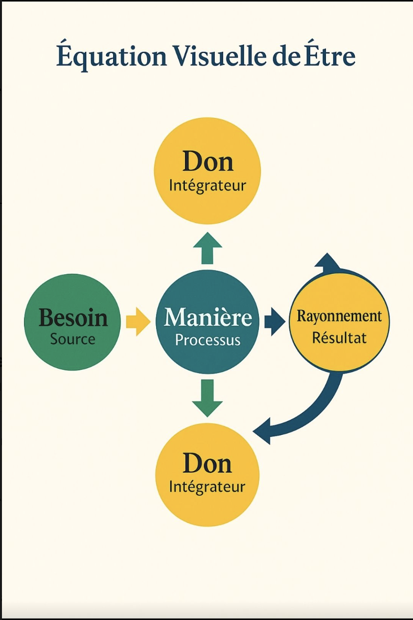 Schéma de l’équation visuelle de l’être