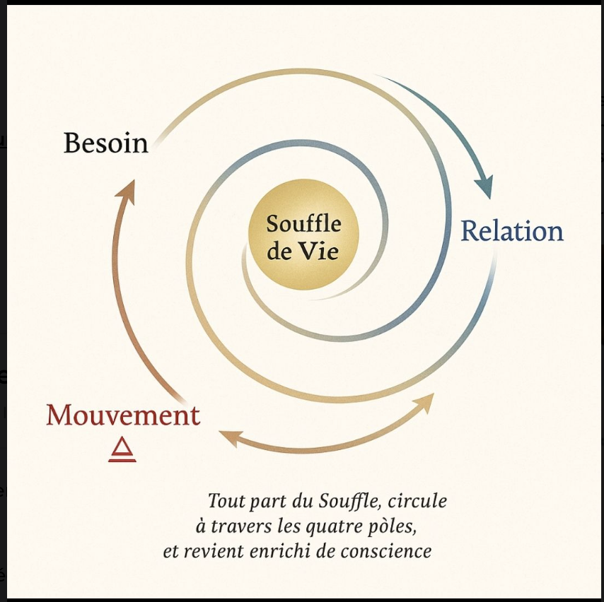 Schéma du souffle de vie